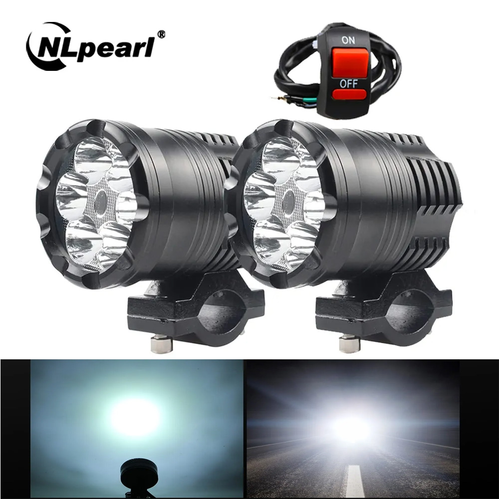 NLpearl 60W Motorfiets LED Kop - Universal Motorcycle Led Headlight Projector recensie en prijs