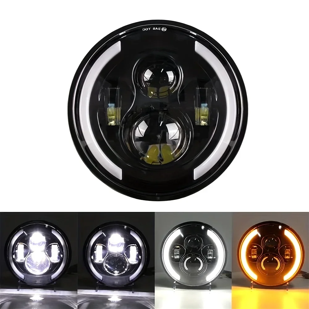 TCYATO 50W 7-inch 17,78 cm LED - Universal Motorcycle Led Headlight Projector recensie en prijs